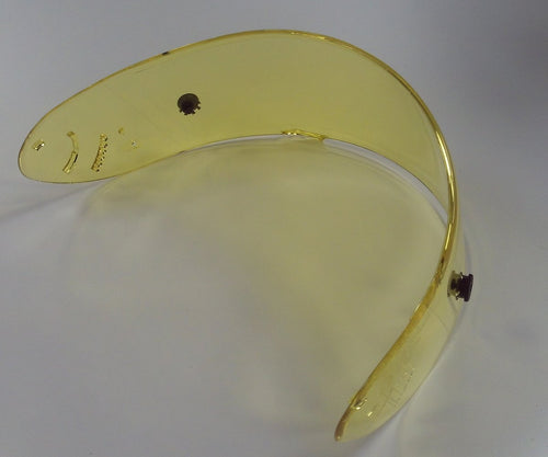 RACE SUPPORT SHOEI VISOR CWF-1 HIGH D-YELLOW NOT ROAD LEGAL