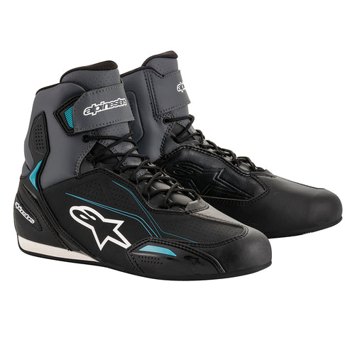 Alpinestars Stella Faster 3 Shoes Black Grey & Ocean - 36