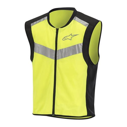 Alpinestars Flare Neon Vest Black & Yellow Fluo - L