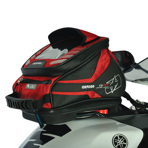Oxford Q4R Tank Bag - Red - 4L