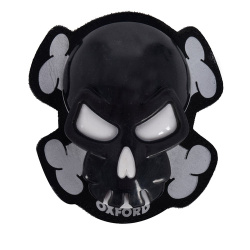 Oxford Skull Knee Sliders - Black