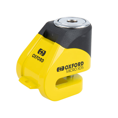 Oxford Micro XD5 Disc Lock Yellow/Black - 5mm