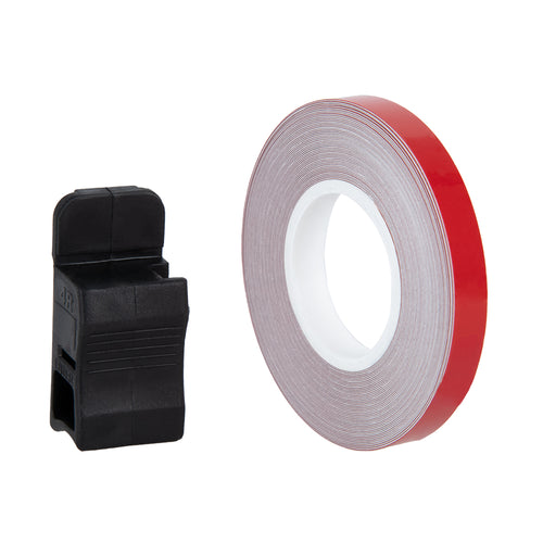 Oxford Wheel Stripes Reflect Red + Appl 7mmx6m - 6m x 7mm
