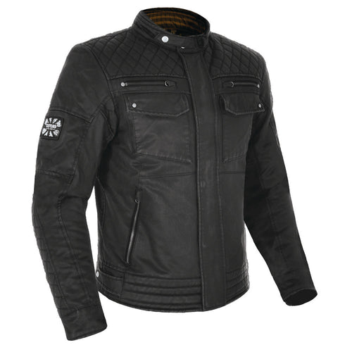Oxford Hardy Wax Jacket Black - 2XL