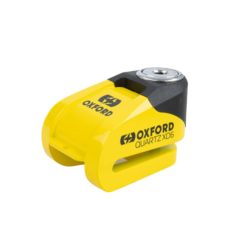 Oxford Quartz XD6 Disc Lock Yellow/Black - 6mm x 0.9m
