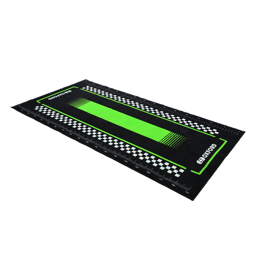 Oxford Workshop Mat Pitlane Green L 200 x 100cm - 200 x 100 cm