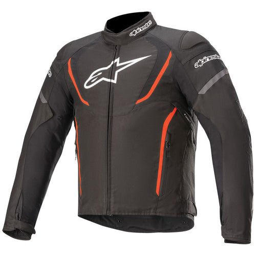 Alpinestars T-Jaws v3 Waterproof Jacket Black & Red Fluo - 4XL
