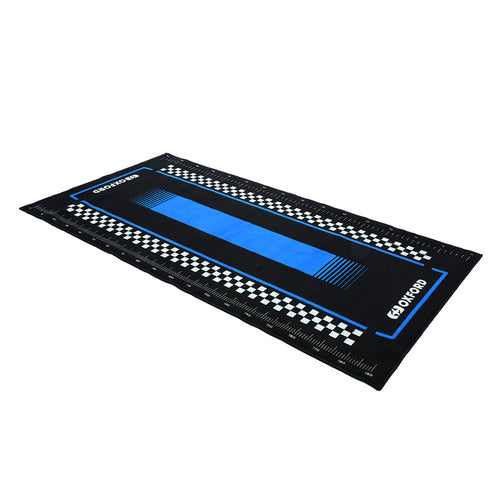 Oxford Workshop Mat Pitlane Suzi Blue L 200 x 100cm - 200 x 100 cm