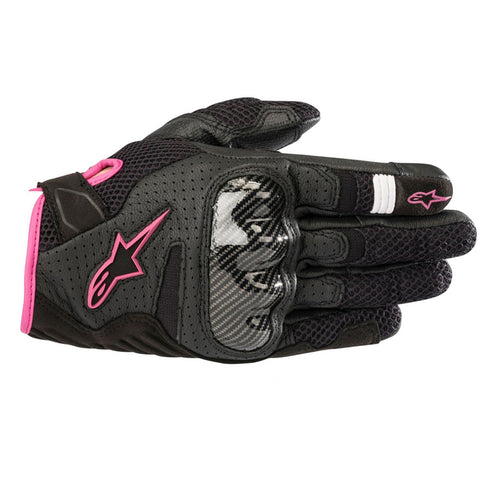 Alpinestars Stella SMX-1 Air v2 Gloves Black & Fuchsia - S