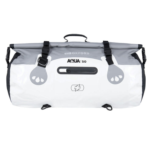 Oxford Aqua T-50 Roll Bag - Grey/White - 50L