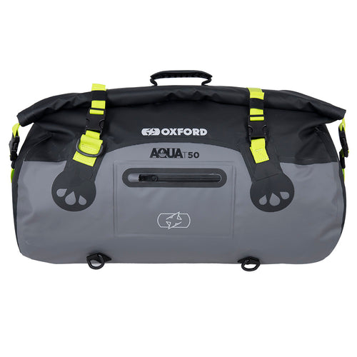 Oxford Aqua T-50 Roll Bag - Black/Grey/Fluo - 50L