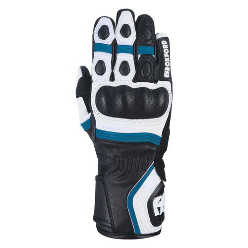 Oxford RP-5 Women's Glove White Black & Blue - M