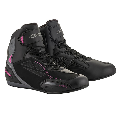 Alpinestars Stella Faster 3 Drystar Shoes Black Dark Grey & Fuchsia - 5