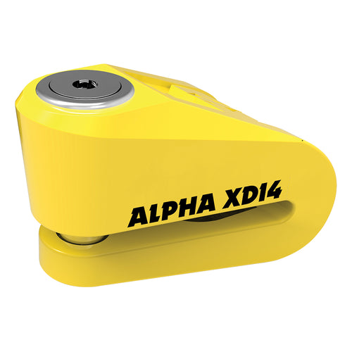 Oxford Alpha XD14 Disc Lock (14mm pin) Yellow - 14mm