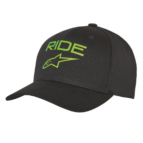 Alpinestars Ride Transfer Hat Black Green - S/M