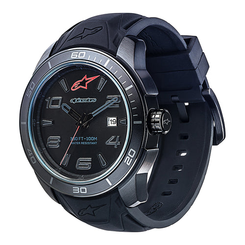 Tech Watch 3H Black SS Black/Steel