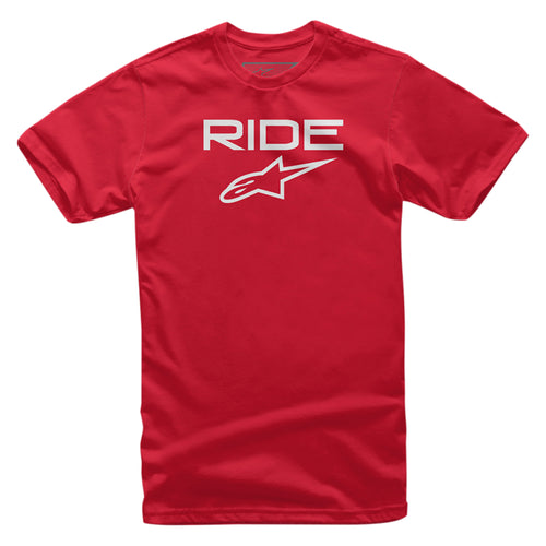 Alpinestars Ride 2.0 Tee Red & White - L
