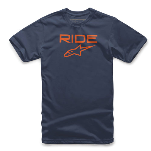 Alpinestars Ride 2.0 Tee Navy & Orange - L