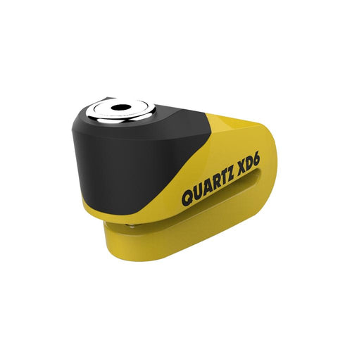 OXFORD QUARTZ XD6 DISC LOCK (6MM PIN) YELLOW - BLACK