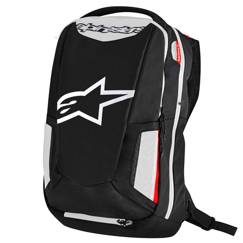 City Hunter Backpack Black/Wht/Red - 25L