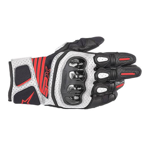 Alpinestars Carbon v2 Gloves Black White & Red - L