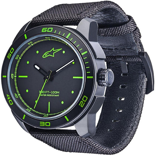 Tech Watch 3H Black SS Black/Green