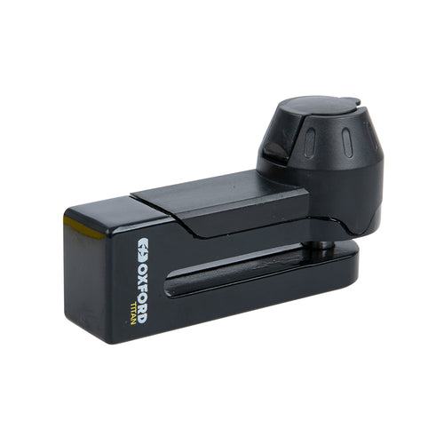 Oxford Titan 10mm Pin Disc Lock Black incl. Pouch - 10mm