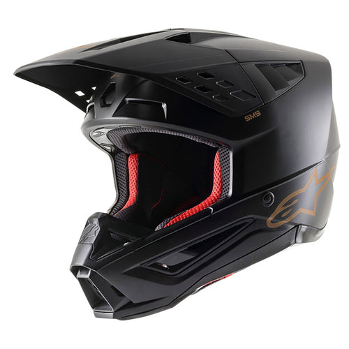 Alpinestars S-M5 Solid Helmet Ece Black Brown Matt - M