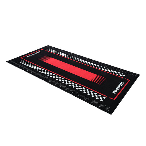 Oxford Workshop Mat Pitlane Red L 200 x 100cm - 200 x 100 cm