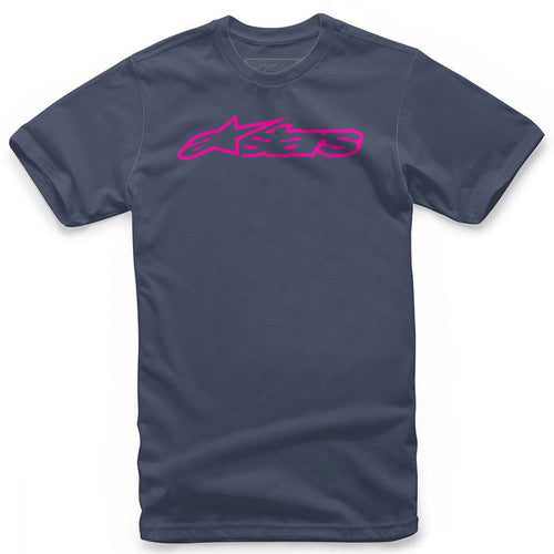 Alpinestars Blaze Classic Tee Navy/Pink - L