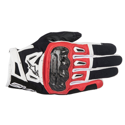 Alpinestars SMX-2 Air Carbon v2 Gloves Black Red & White - L