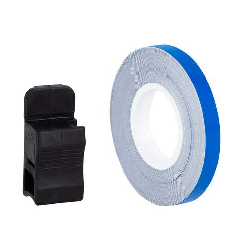 Oxford Wheel Stripes Reflect Blue + Appl 7mmx6m - 6m x 7mm