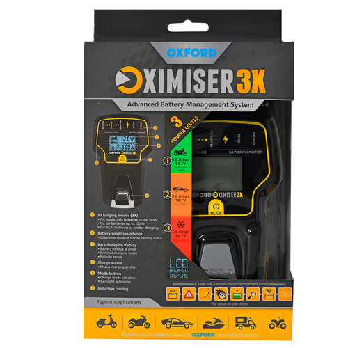 Oximiser 3X Advanced Battery Management System - UK Plug