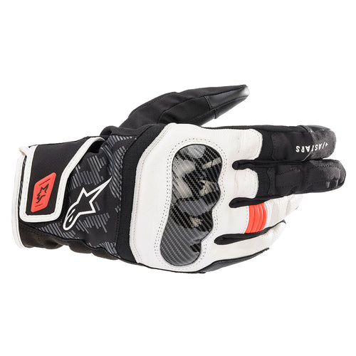Alpinestars SMX Z Drystar Gloves Black White & Red Fluo - L
