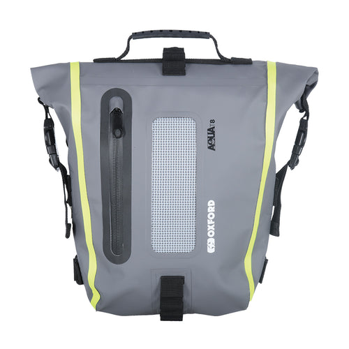 Oxford Aqua T8 Tail Bag - Black/Grey/Fluo - 8L