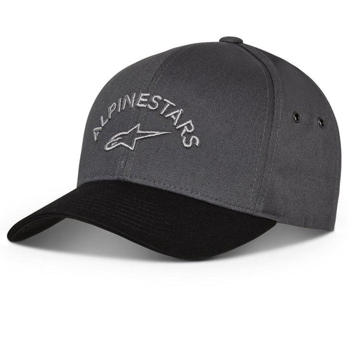 Arced Hat Charcoal Black