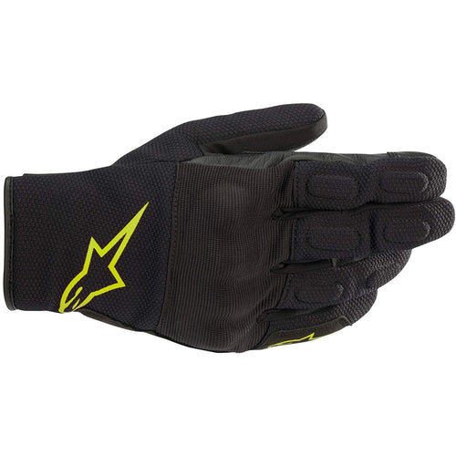 Alpinestars S Max Drystar Gloves Black & Yellow Fluo - L