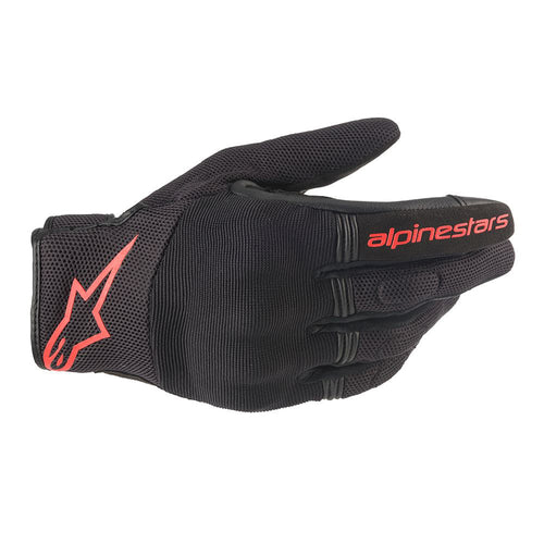 Alpinestars Copper Gloves Black & Red Fluo - M