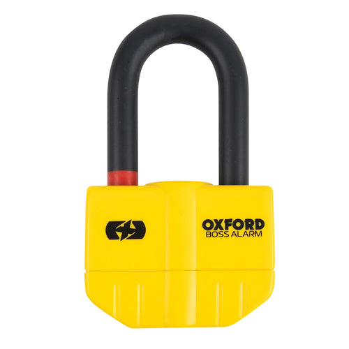 Oxford Boss Alarm 14mm Disc Lock Yellow - 14mm