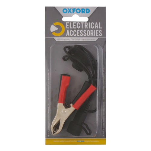 Oxford Crocodile clips to USA/SAE connector (0.5mtr lead) - 0.5m