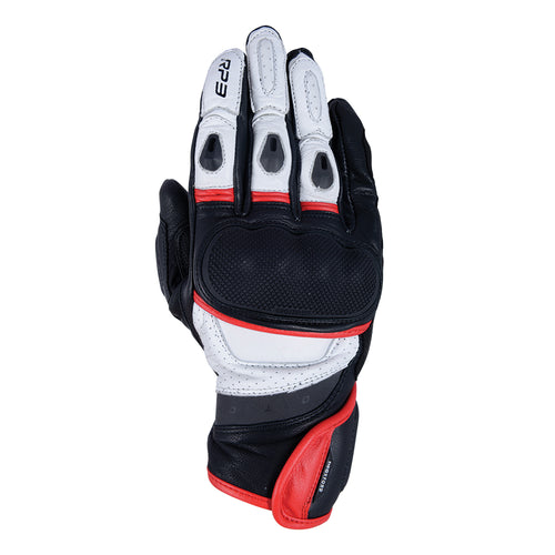 Oxford RP-3 2.0 Short Sports Gloves Black White & Red - 3XL