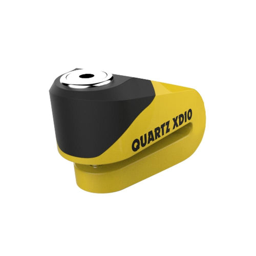 OXFORD QUARTZ XD10 DISC LOCK  (10MM PIN) YELLOW - BLACK