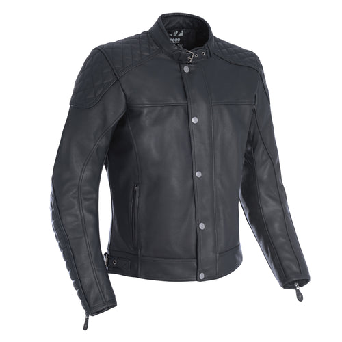 Oxford Hampton Leather Jacket Black - 3XL
