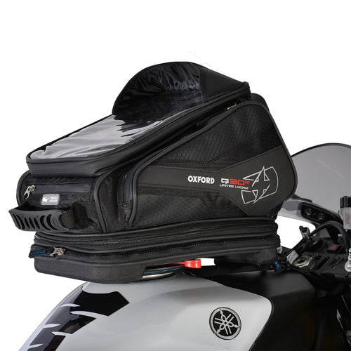 Oxford Q30R QR Tank Bag - Black - 30L