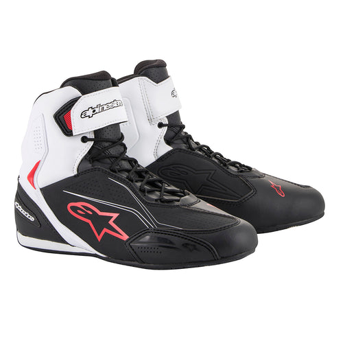 Alpinestars Faster 3 Shoes Black White & Red - 41
