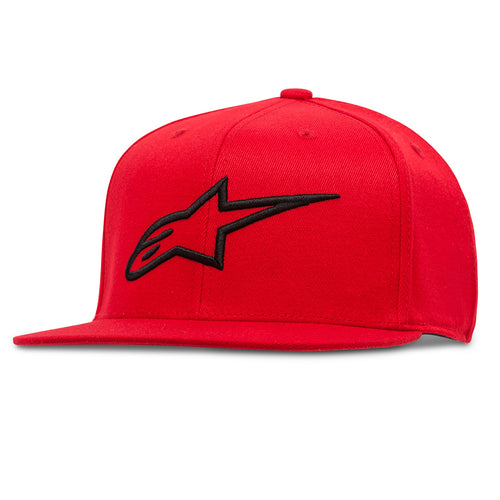 Alpinestars Ageless Flat Hat Black & Red - L/XL