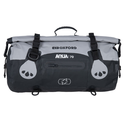 Oxford Aqua T-70 Roll Bag - Grey/Black - 70L