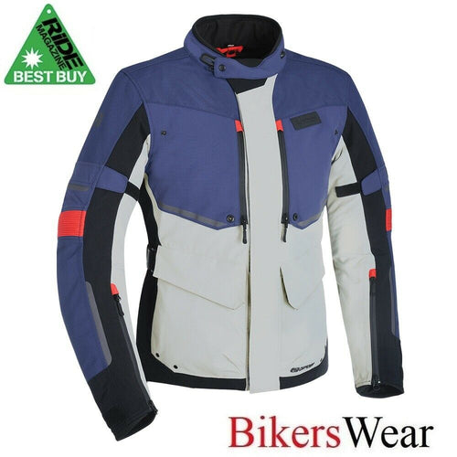 Oxford Mondial Jacket Grey Blue